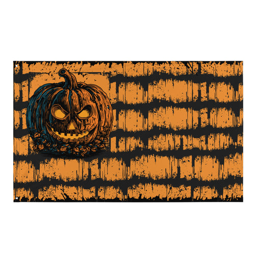 halloween, flag, science, Broe, custom, decor, october, pumpkin